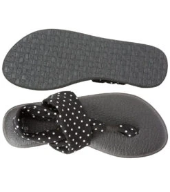 Sanuk Yoga Sling 2 Prints Sandal Black/White Dots -EVERYDAY YOGA Sales 4429074104363 blackwhitedots 4a