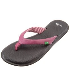 Sanuk Women's Yoga Chakra Flip Flop -EVERYDAY YOGA Sales 4429074694187 dustyboysenberry 1