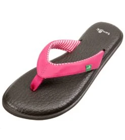 Sanuk Women's Yoga Chakra Flip Flop -EVERYDAY YOGA Sales 4429074759723 fuchsia 1a