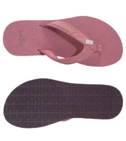 Sanuk Women's Yoga Mat Stacker Flip Flop -EVERYDAY YOGA Sales 4429075382315 vintageheatherrose 4a