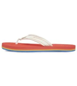 Sanuk Women's Yoga Mat Stacker Flip Flop -EVERYDAY YOGA Sales 4429075415083 whiterainbow 2a