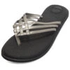 Sanuk Women's Yoga Salty Metallic Sandal -EVERYDAY YOGA Sales 4429075841067 pewter 1a