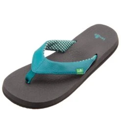 Sanuk Women's Yoga Mat Flip Flop Evergreen -EVERYDAY YOGA Sales 4429076267051 evergreen