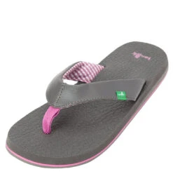Sanuk Women's Yoga Mat Flip Flop Gunmetal -EVERYDAY YOGA Sales 4429076299819 gunmetal