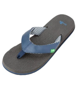 Sanuk Women's Yoga Mat Flip Flop -EVERYDAY YOGA Sales 4429076332587 navy 1
