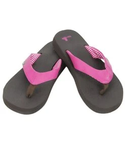 Sanuk Women's Yoga Mat Flip Flop -EVERYDAY YOGA Sales 4429076430891 pink 2a