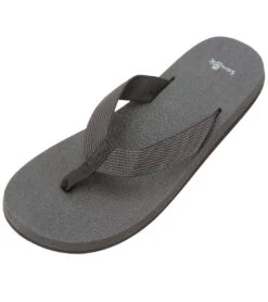 Sanuk Women's Yoga Mat Webbing Flip Flop -EVERYDAY YOGA Sales 4429077446699 blackblack 1a