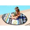 Round Towel Company The Chella Round Towel Blue/White/Yellow -EVERYDAY YOGA Sales 4470271705131 bluewhiteyellow 2a
