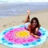 Round Towel Company The Day Dreamer Pink/Yellow/Orange/Blue -EVERYDAY YOGA Sales 4470272000043 pinkyelloworangeblue 2a