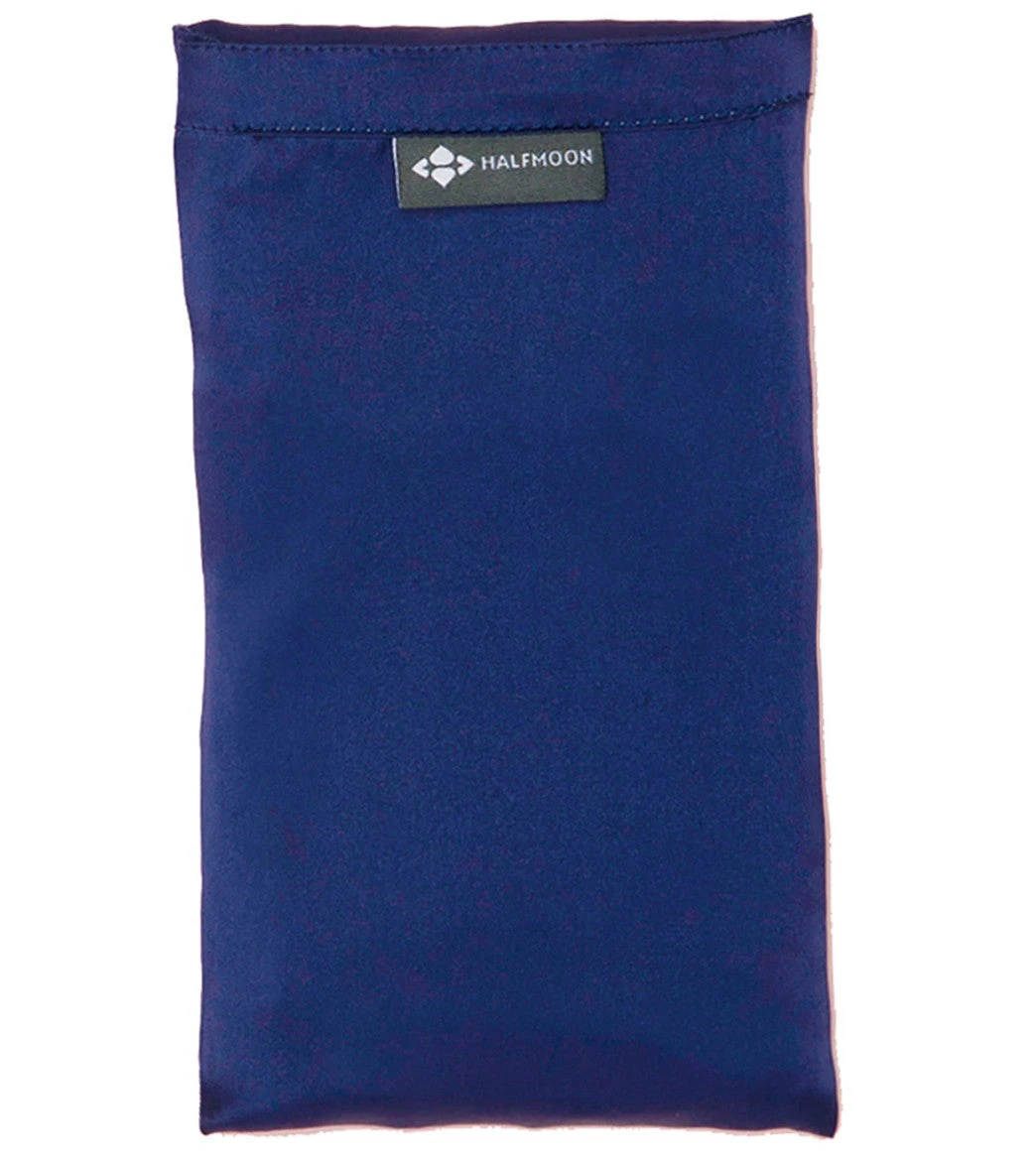 Halfmoon Silk Eye Pillow Indigo/Lavender 1 Halfmoon Silk Eye Pillow Indigo/Lavender