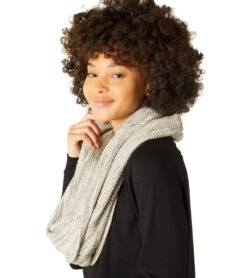 Beyond Yoga Waffle Knit Long Infinity Scarf 21 Beyond Yoga Waffle Knit Long Infinity Scarf -EVERYDAY YOGA Sales 4501666299947 creamheather 4a