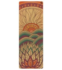 Yoloha Travel Artist Cork Yoga Mat 72"