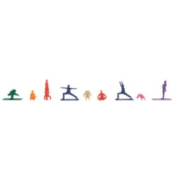 Yoga Joes Series 1: Yoga Joes Rainbow Various