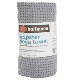 Halfmoon Gripster Yoga Towel -EVERYDAY YOGA Sales 4859550564395 grey