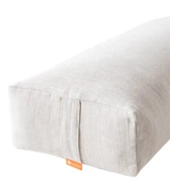 Halfmoon Linen Rectangular Bolster Natural Linen