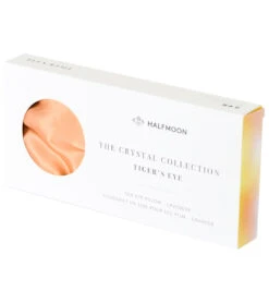 Halfmoon Crystal Collection Silk Eye Pillow -EVERYDAY YOGA Sales 6568561803307 tigerseye 2a 1
