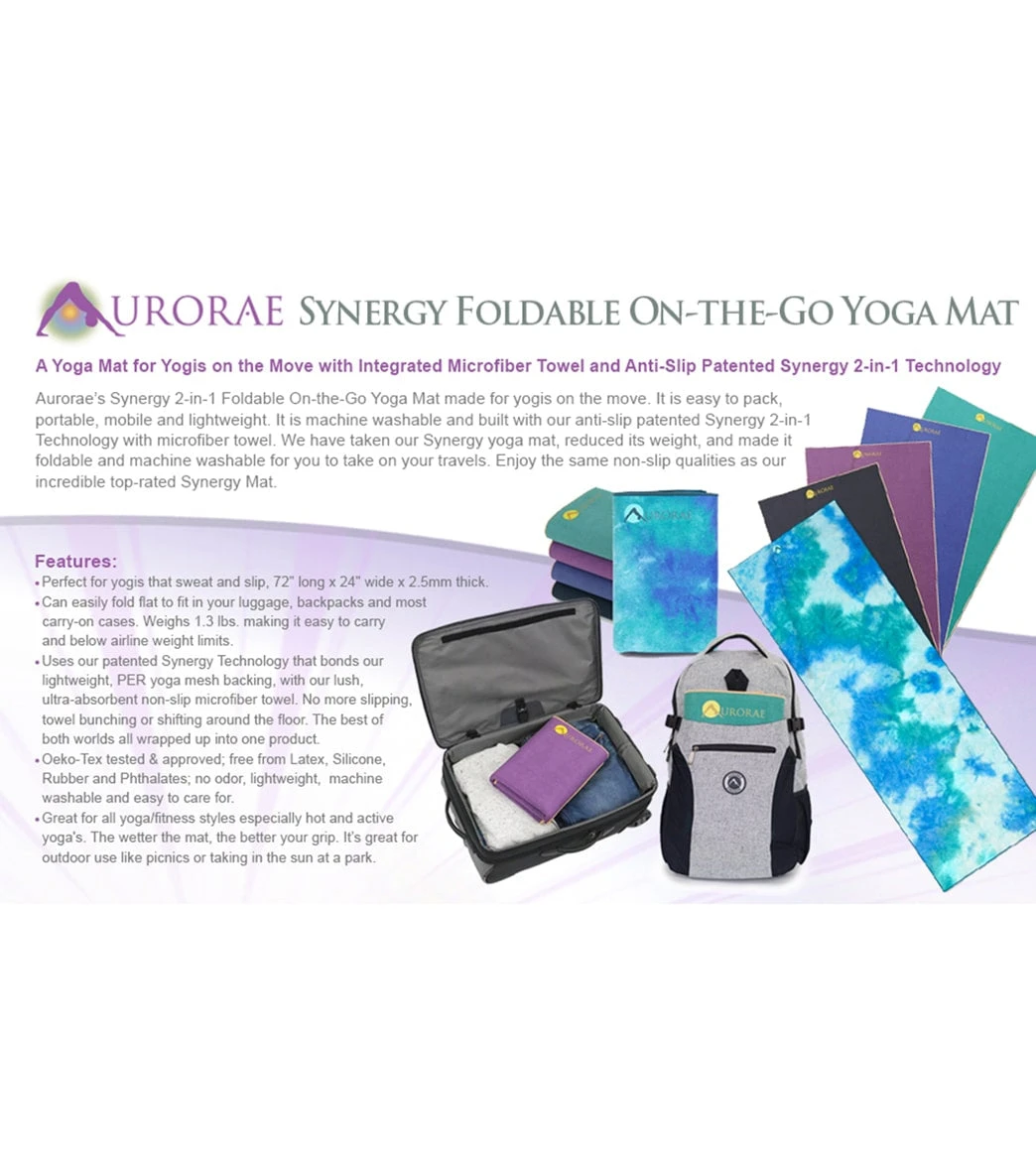 Aurorae Yoga On The Go Travel Mat 14 Aurorae Yoga On The Go Travel Mat - Image 14
