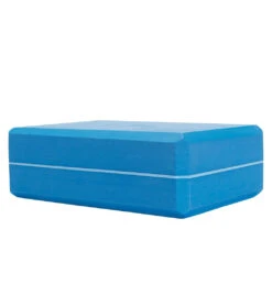 Hugger Mugger 3" Foam Yoga Block Sky Blue -EVERYDAY YOGA Sales 6607666282539 skyblue 4a