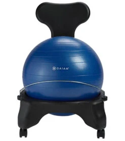 Gaiam Classic Balance Ball Chair -EVERYDAY YOGA Sales 6608065396779 blue
