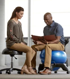 Gaiam Classic Balance Ball Chair -EVERYDAY YOGA Sales 6608065396779 blue 3a