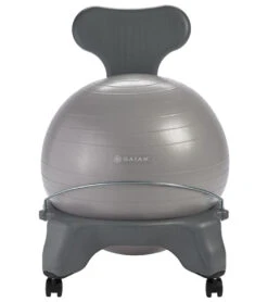Gaiam Classic Balance Ball Chair -EVERYDAY YOGA Sales 6608065495083 coolgrey