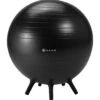 Gaiam No Roll Balance Ball -EVERYDAY YOGA Sales 6608066019371 ballblack 1a