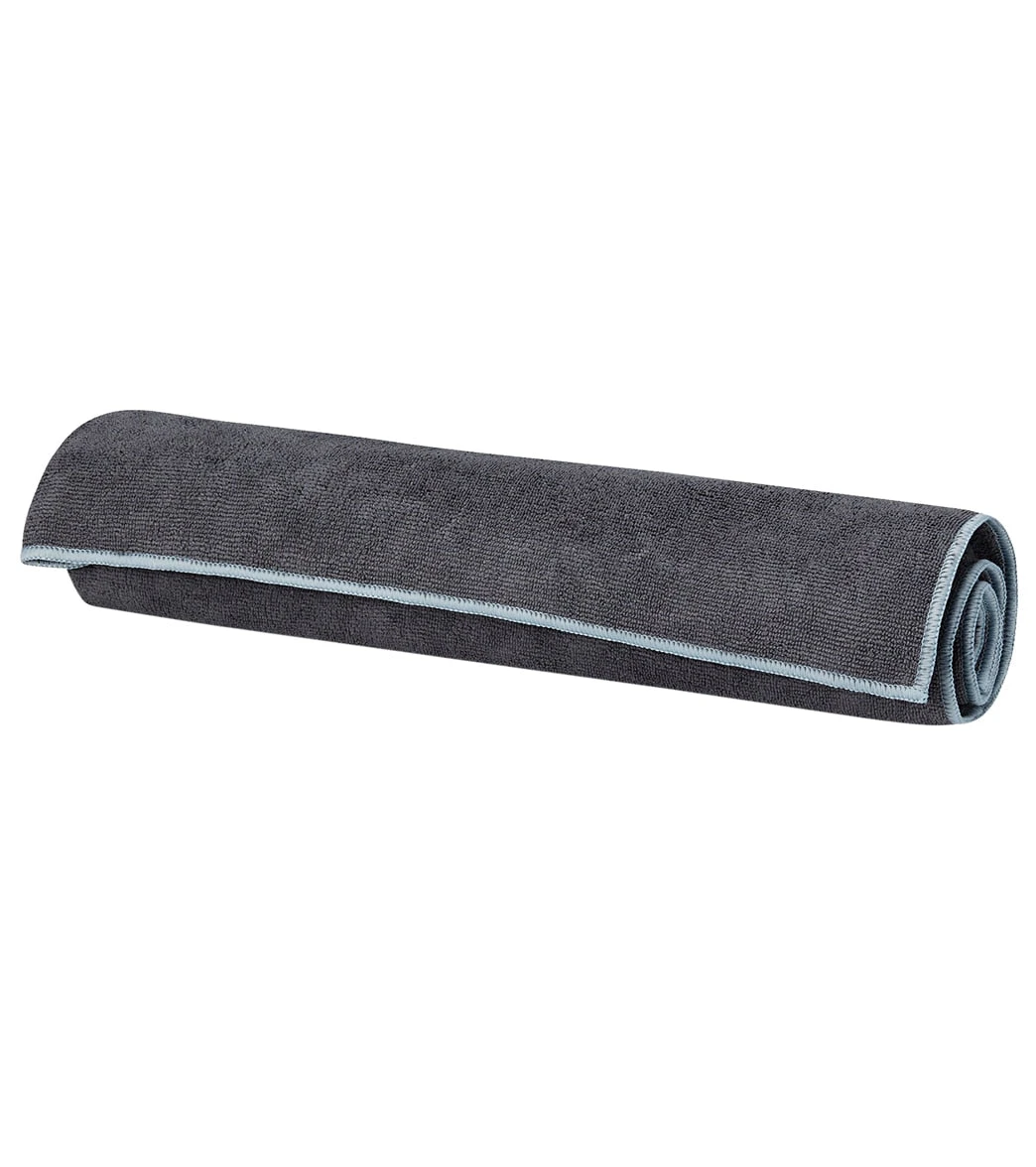 Gaiam Yoga Mat Towel Grey 1 Gaiam Yoga Mat Towel Grey