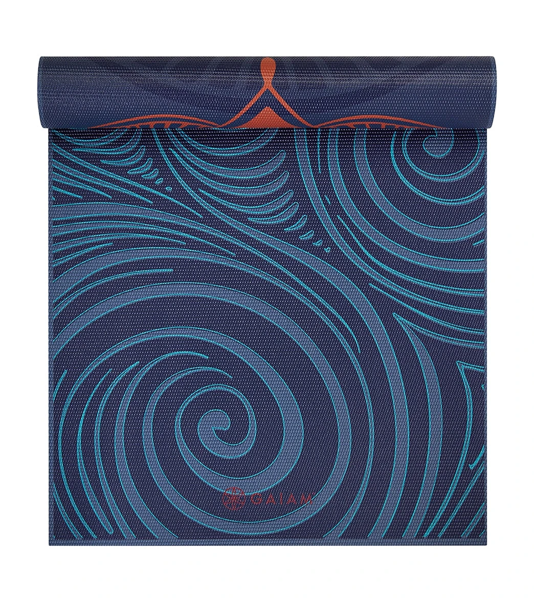 Gaiam 6mm Premium Reversible Yoga Mat Mandala Mantra 1 Gaiam 6mm Premium Reversible Yoga Mat Mandala Mantra