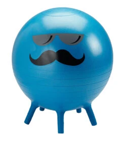 Gaiam Kids Funny Faces Stay-N-Play Ball XL -EVERYDAY YOGA Sales 6608071524395 mrmustache