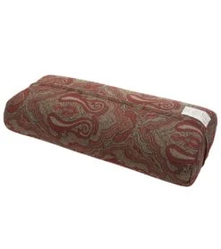 Hugger Mugger Standard Printed Yoga Bolster Vintage Currant