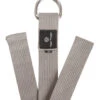 Hugger Mugger D-Ring Cotton Yoga Strap 10' Grey 2 Hugger Mugger D-Ring Cotton Yoga Strap 10' Grey -EVERYDAY YOGA Sales 6618083950635 grey 2a
