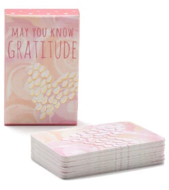 May You Know Joy May You Know Gratitude Mini Deck Pink