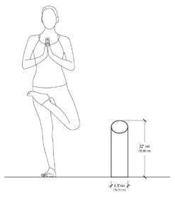 Mache Homi Yoga Mat Storage Tube | Indigold -EVERYDAY YOGA Sales 6623946932267 charcoalgold 7a 1