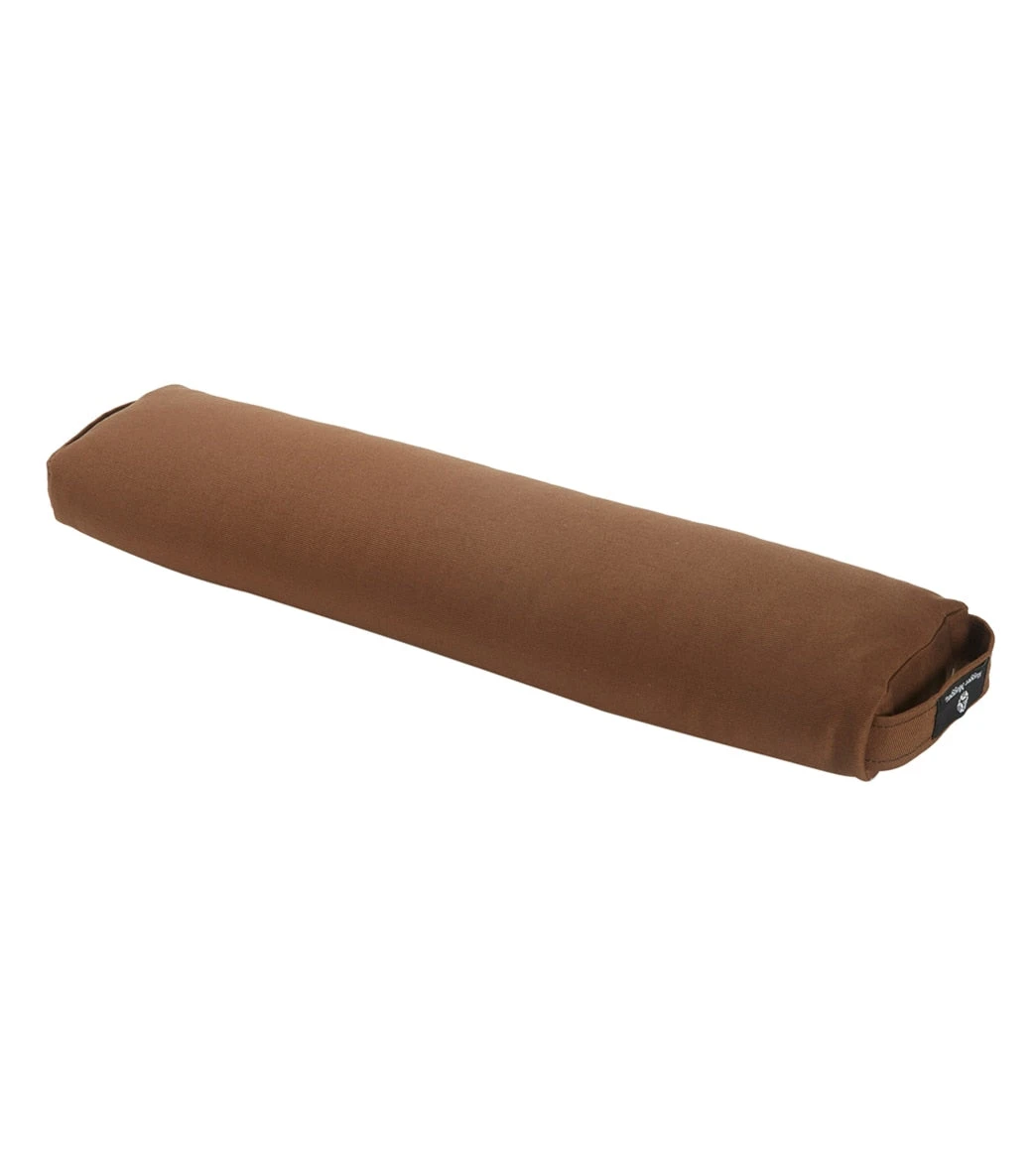 Hugger Mugger Pranayama Solid Yoga Bolster Brown 1 Hugger Mugger Pranayama Solid Yoga Bolster Brown