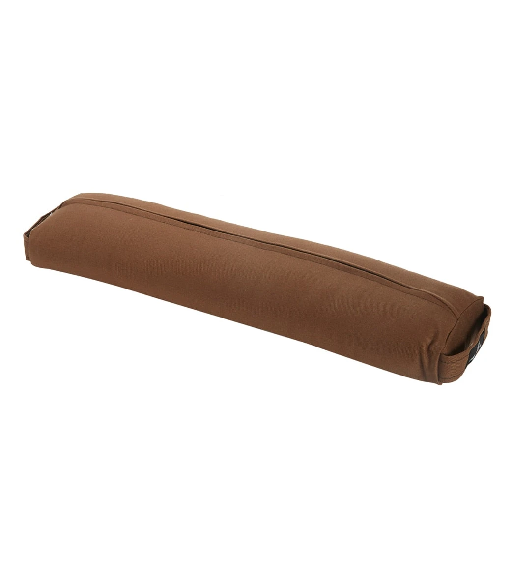 Hugger Mugger Pranayama Solid Yoga Bolster Brown 2 Hugger Mugger Pranayama Solid Yoga Bolster Brown - Image 2