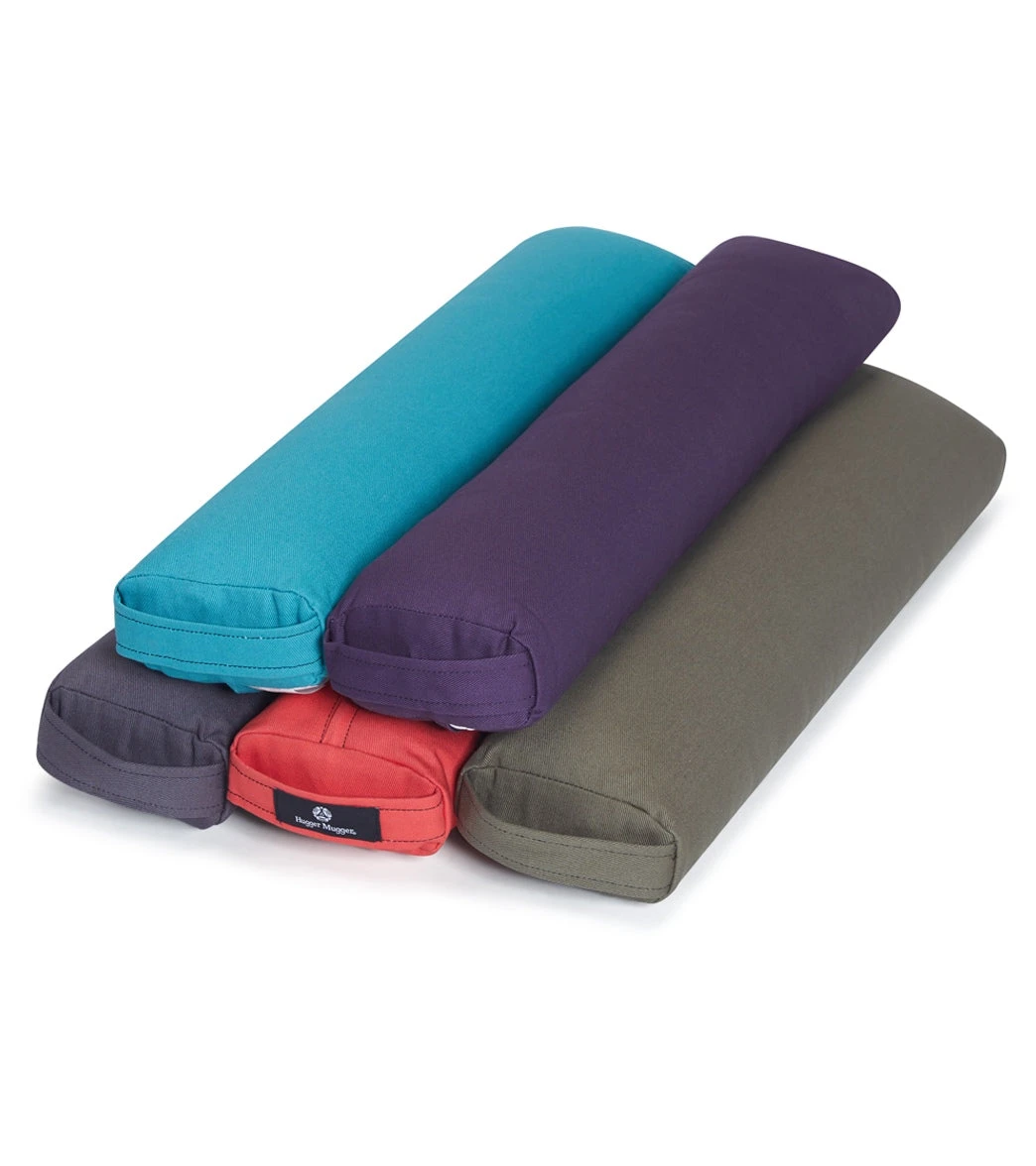 Hugger Mugger Pranayama Solid Yoga Bolster Brown 4 Hugger Mugger Pranayama Solid Yoga Bolster Brown - Image 4