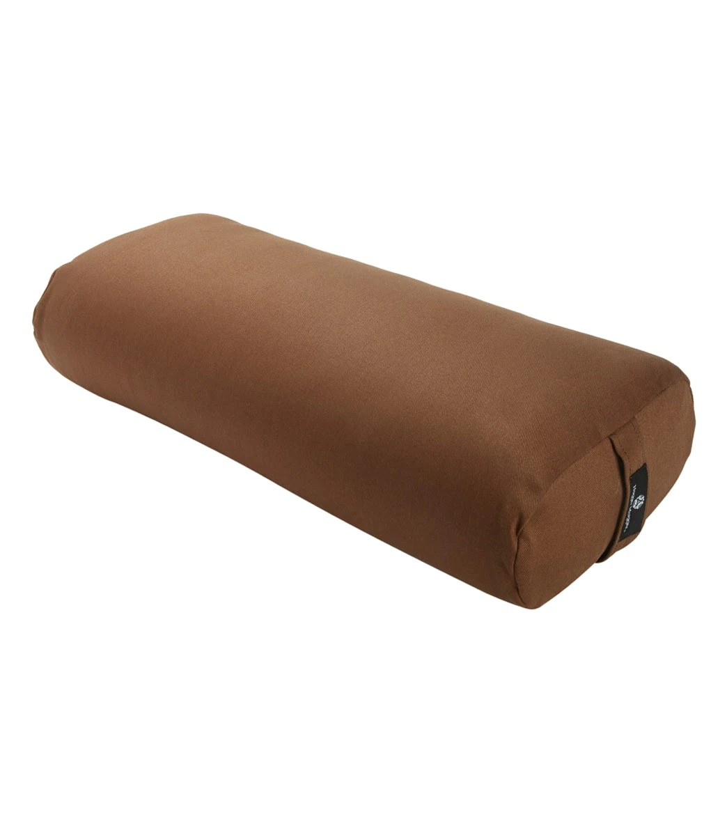 Hugger Mugger Standard Solid Yoga Bolster Brown 1 Hugger Mugger Standard Solid Yoga Bolster Brown