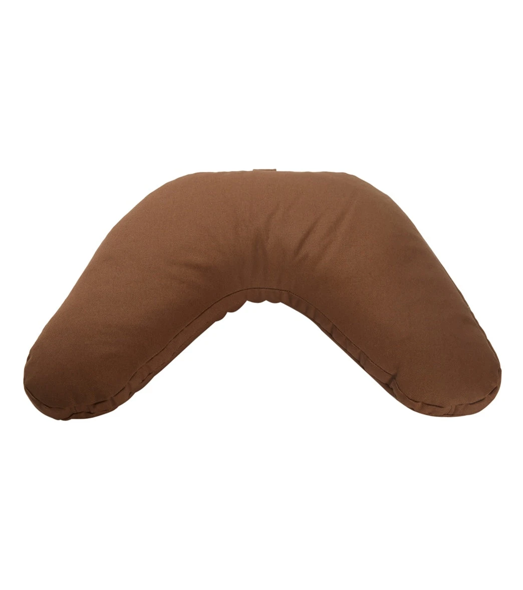 Hugger Mugger V-Shape Yoga Cushion Brown 2 Hugger Mugger V-Shape Yoga Cushion Brown - Image 2