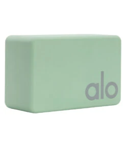 Alo Yoga Uplifting Yoga Block Honeydew/Silver -EVERYDAY YOGA Sales 6765705527339 honeydewsilver 1