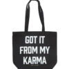Spiritual Gangster Karma SG Canvas Tote -EVERYDAY YOGA Sales 6824881815595 vintageblack 1a