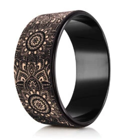 Yoga Design Lab Yoga Wheel Cork Mandala Black
