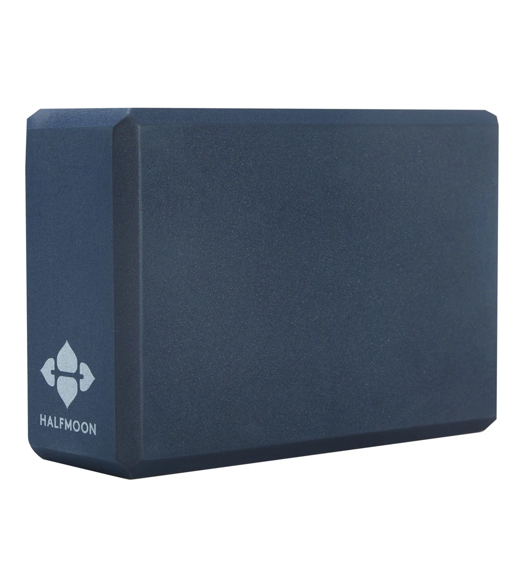 Halfmoon 3" Foam Yoga Block Ink 4 Halfmoon 3" Foam Yoga Block Ink - Image 4