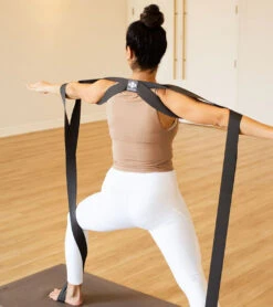 Halfmoon Essential Alignment Band Charcoal -EVERYDAY YOGA Sales 6832690266155 charcoal 5a