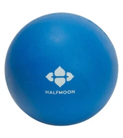 Halfmoon Jumbo Natural Rubber Massage Ball Blue