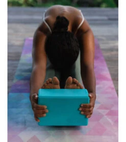 Yoga Design Lab Recycled Foam Yoga Block Aqua Sky -EVERYDAY YOGA Sales 6851610050603 aquasky 4a 1