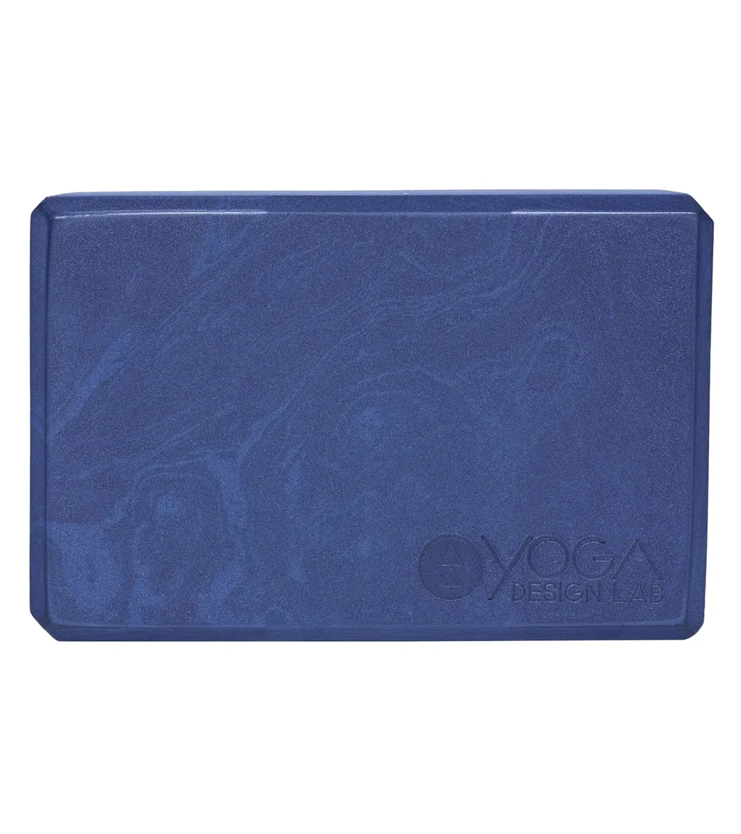 Yoga Design Lab Recycled Foam Yoga Block Navy 2 Yoga Design Lab Recycled Foam Yoga Block Navy - Image 2