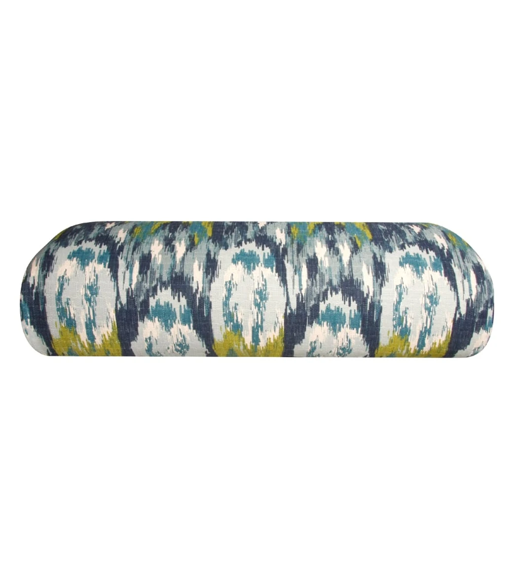 Hugger Mugger Standard Printed Yoga Bolster Blue Lagoon 2 Hugger Mugger Standard Printed Yoga Bolster Blue Lagoon - Image 2