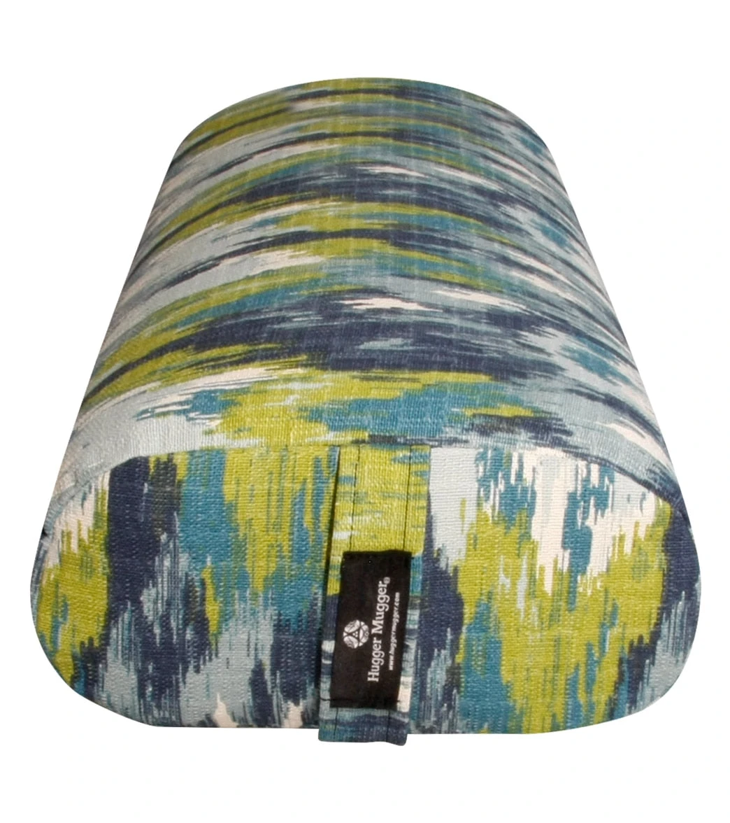 Hugger Mugger Standard Printed Yoga Bolster Blue Lagoon 3 Hugger Mugger Standard Printed Yoga Bolster Blue Lagoon - Image 3