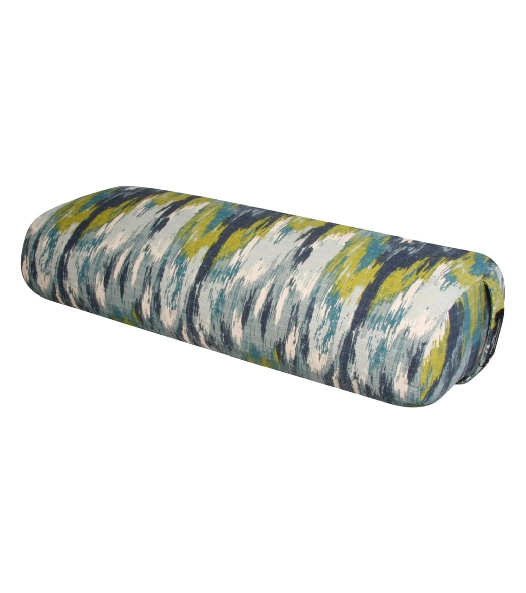 Hugger Mugger Standard Printed Yoga Bolster Blue Lagoon 5 Hugger Mugger Standard Printed Yoga Bolster Blue Lagoon - Image 5