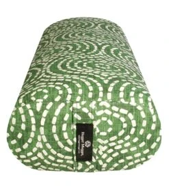 Hugger Mugger Standard Printed Yoga Bolster Green Godess -EVERYDAY YOGA Sales 6988876578859 greengodess 4a